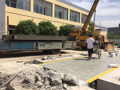 太仓80吨电子地磅汽车衡校正维修技术详解